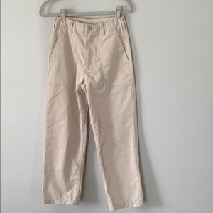 NWOT Brandy Melville Khaki Cropped Cargo Pants
